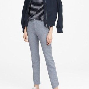 Banana Republic Sloan Skinny Fit Textured Pants